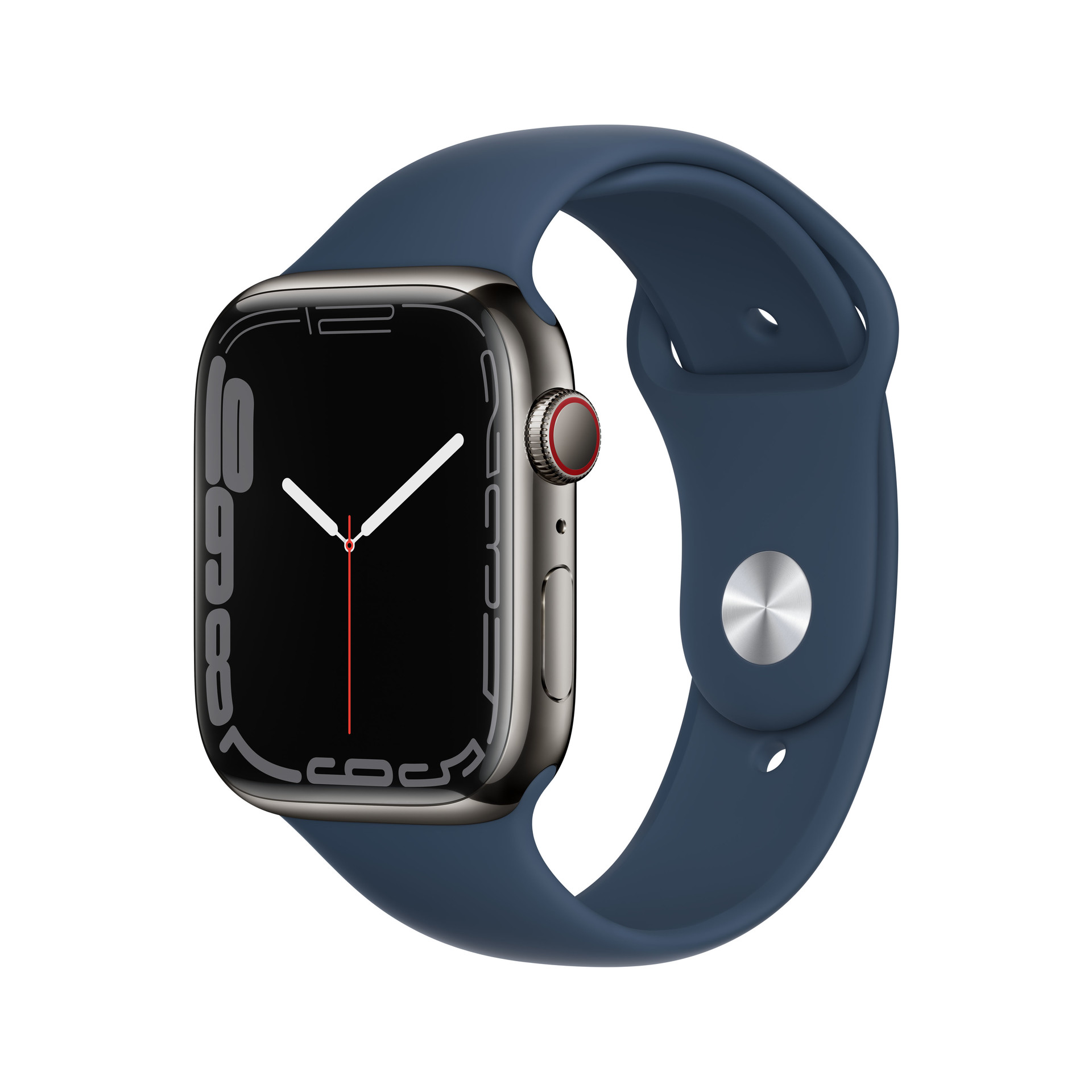 Apple Watch Series 7 GPS+Cellular 45mm Graphite Stainless Steel Case c Series 7 Apple Watch Stainless Steel