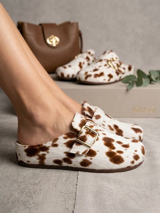 Chinelos Gusi "Cow Print"