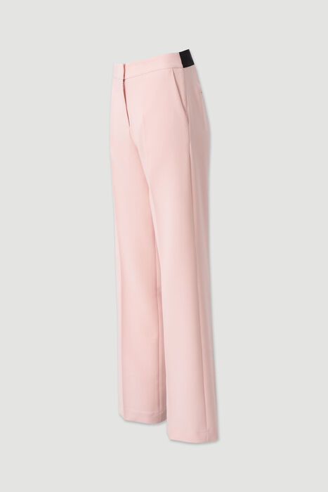 Calça Straight com Cinto Elástico Personalizado Ferrache