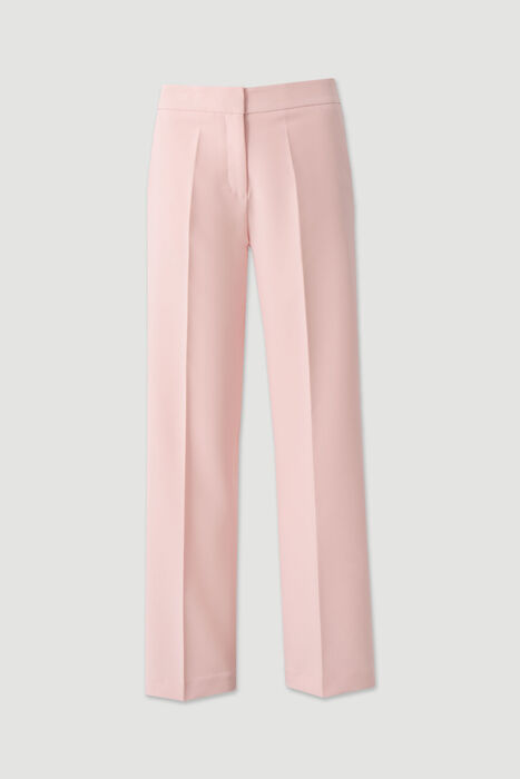 Calça Straight com Cinto Elástico Personalizado Ferrache