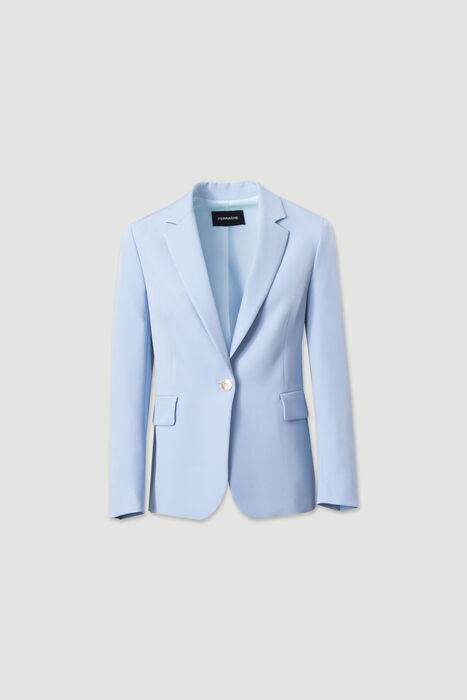 Blazer Clássico com Botão Metálico Personalizado Ferrache
