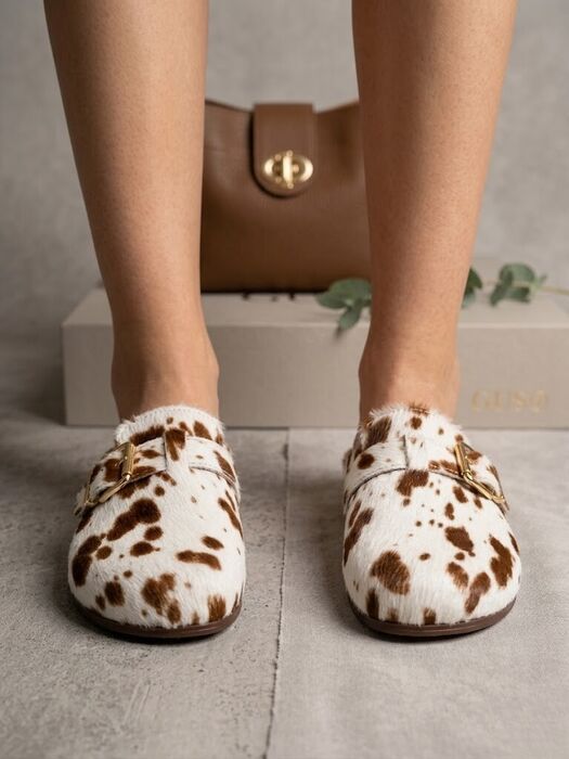 Chinelos Gusi "Cow Print"