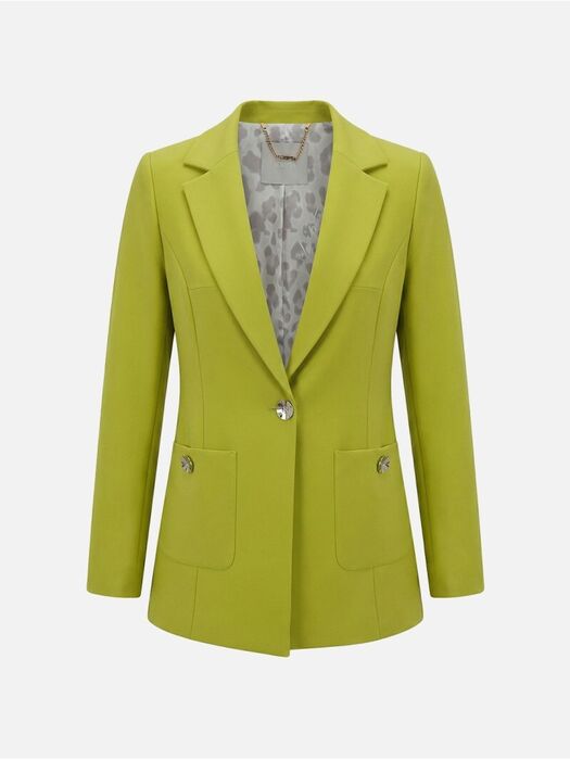 Blazer com bolsos patch