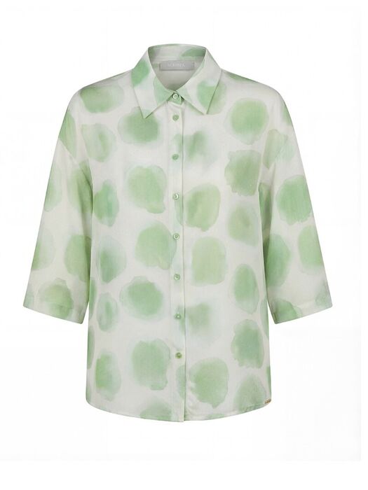 Blusa estampada de manga 3/4 Scripta