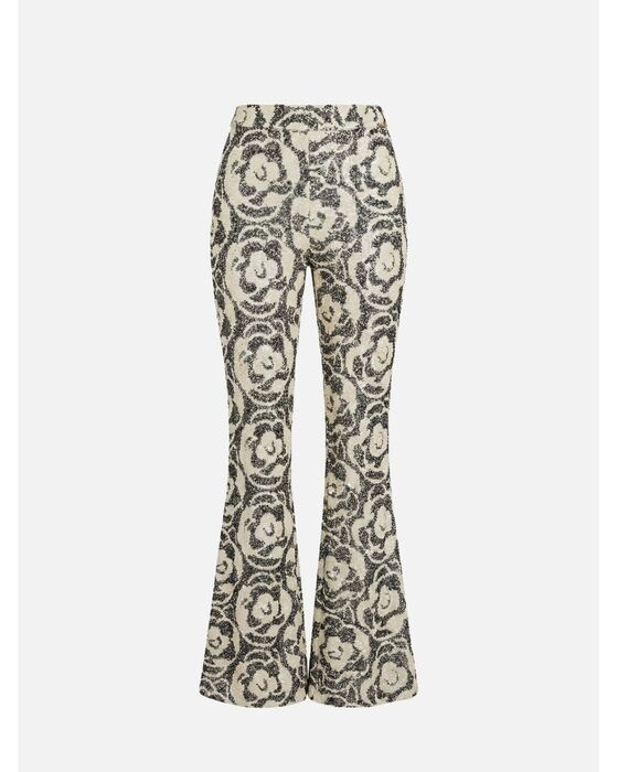 Calça Flare Scripta de Lantejoulas