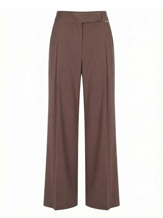 Calça clássica fluída com pinças Scripta