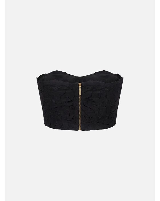 Top Cropped Scripta em Renda 