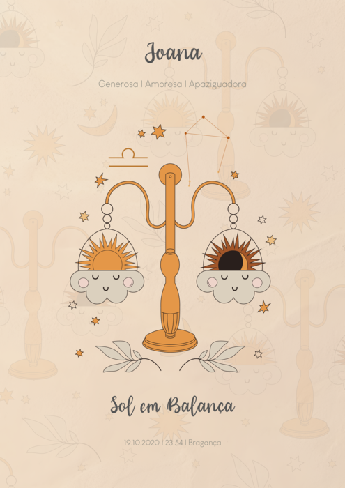 (PDF) Desenho Astrológico e Simbólico Personalizado do Signo Solar, para crianças, formato digital