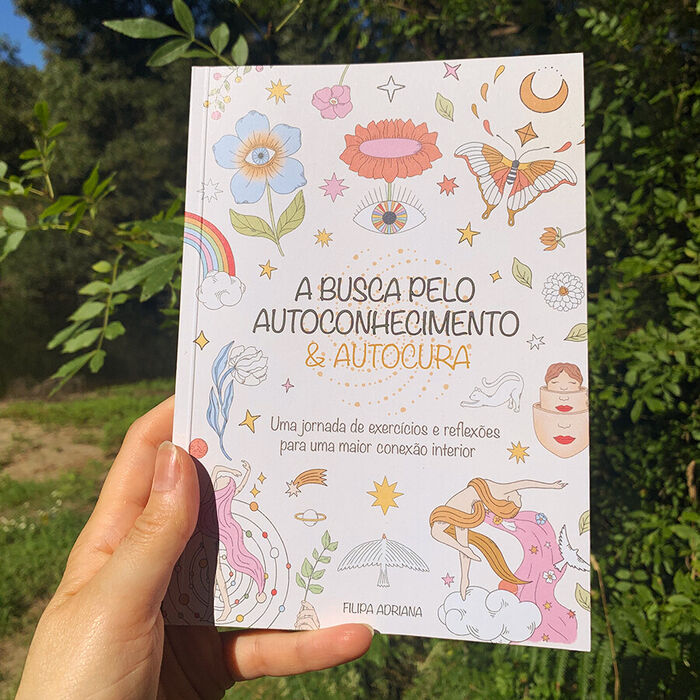 Livro da busca pelo autoconhecimento & autocura, para 52 semanas, A5, 128 páginas 