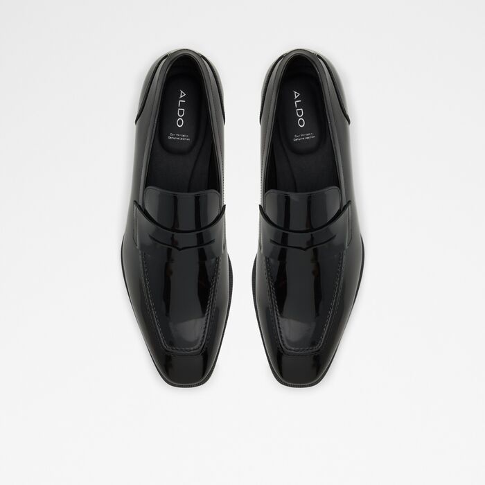 Loafers in black patent leather - AALTO
