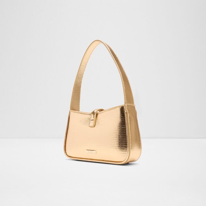 Shoulder bag in gold - ABRIELLE