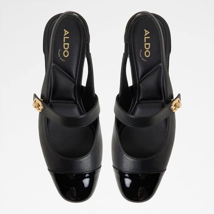 Block heeled shoes in black - AGATHE