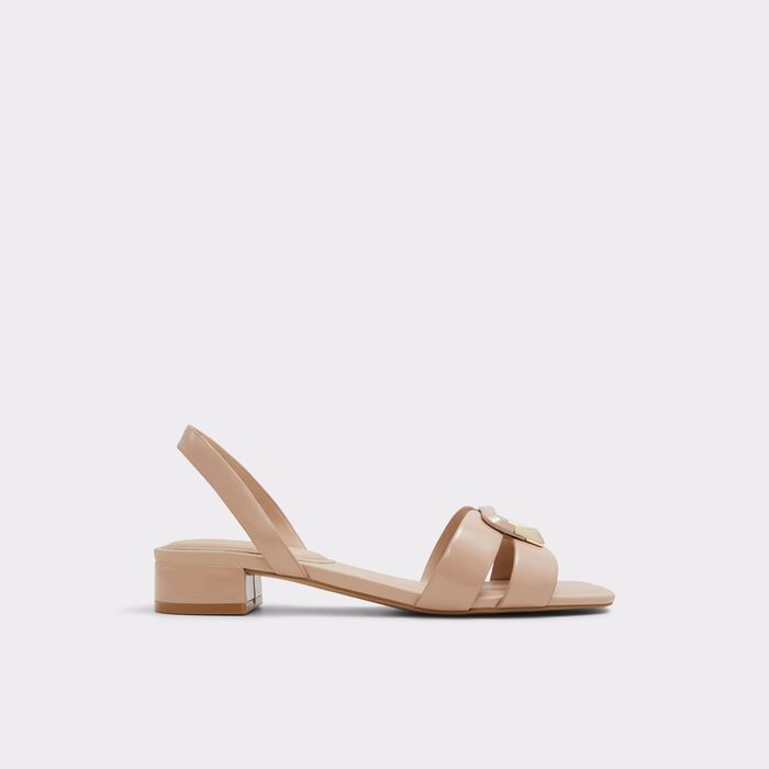 Flat sandals in beige - ALAMAENDAR