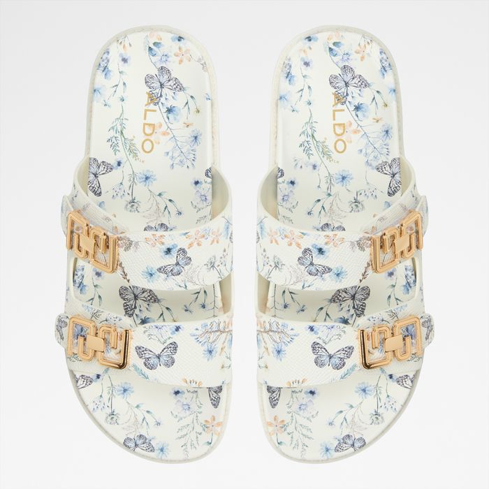 Flat sandals in white - ALESSIE