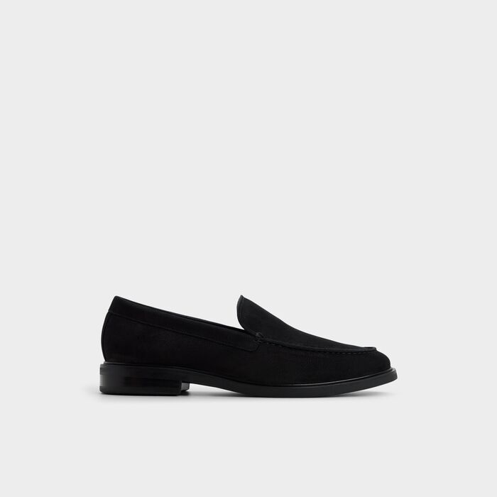 Loafers in black leather - ALFONSO