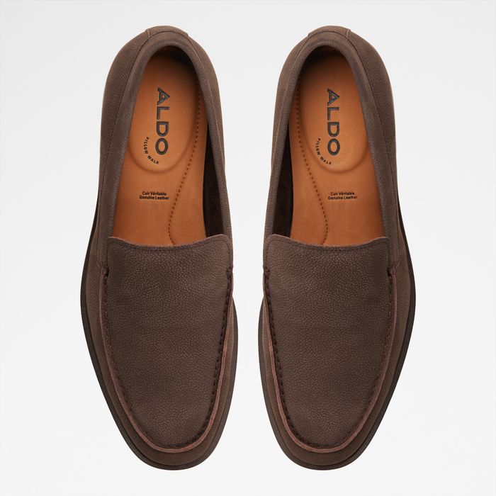 Loafers in brown leather - ALFONSO