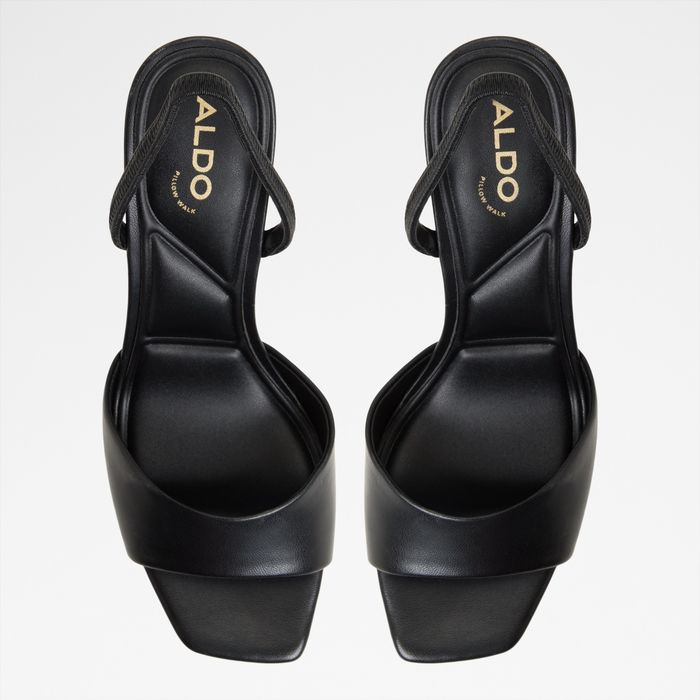 Stiletto heeled sandals in black - ANDYA