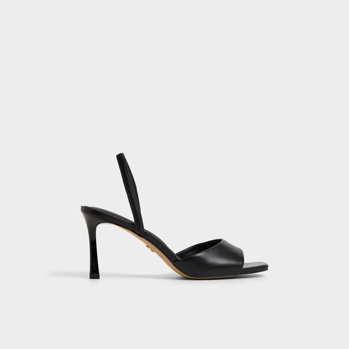 Stiletto heeled sandals in black - ANDYA