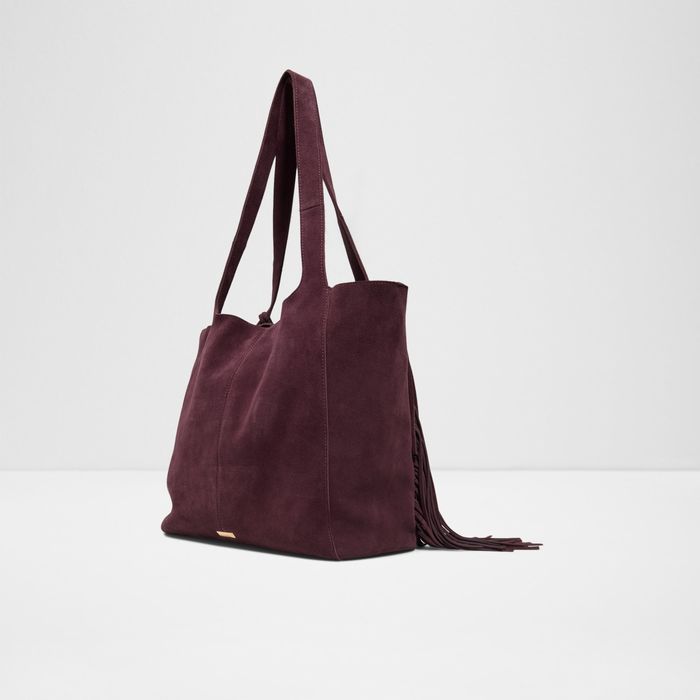 Shoulder bag in bordo leather - ARROW