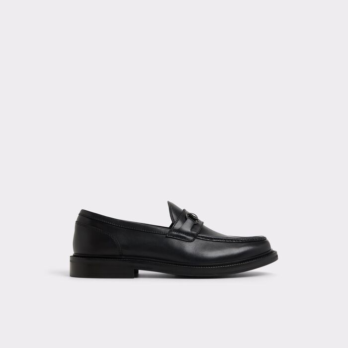 Loafers in black leather - ARTURO