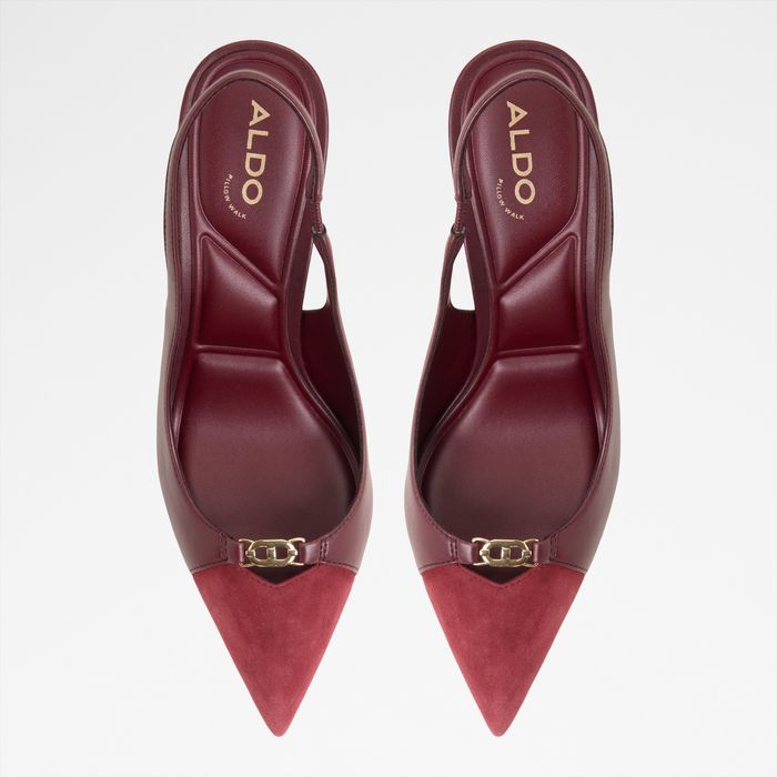 Stiletto heeled shoes in bordo - AUGUSTAS