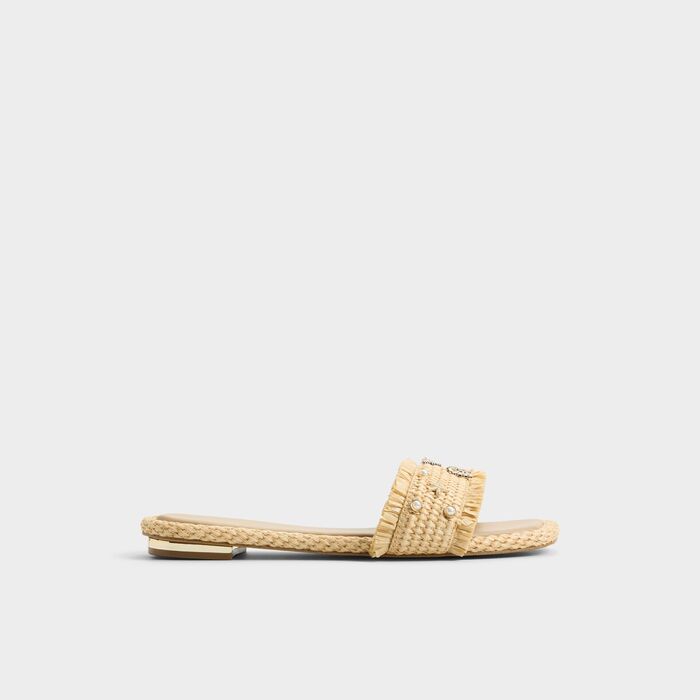 Flat sandals in beige - AURANIA