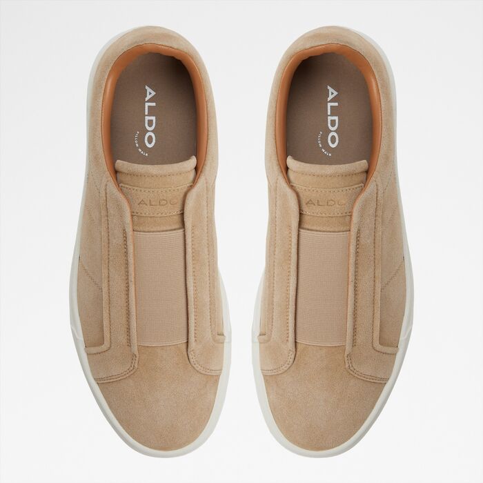 Trainers in beige leather - AUREN