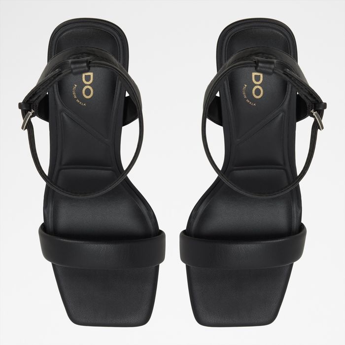 Block heeled sandals in black - AUSTORAI