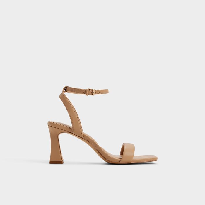 Block heeled sandals in beige - AUSTORAI