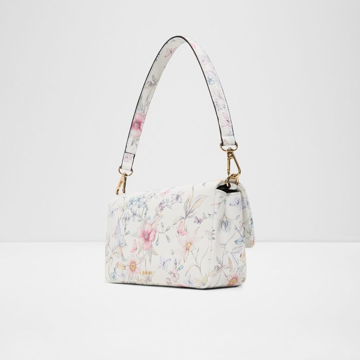 Shoulder bag in white - BBELLAPURSE
