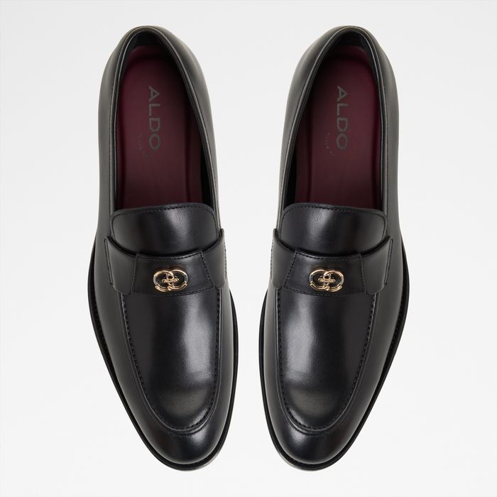Loafers in black leather - BECK