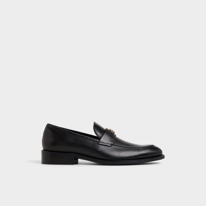 Loafers in black leather - BECK