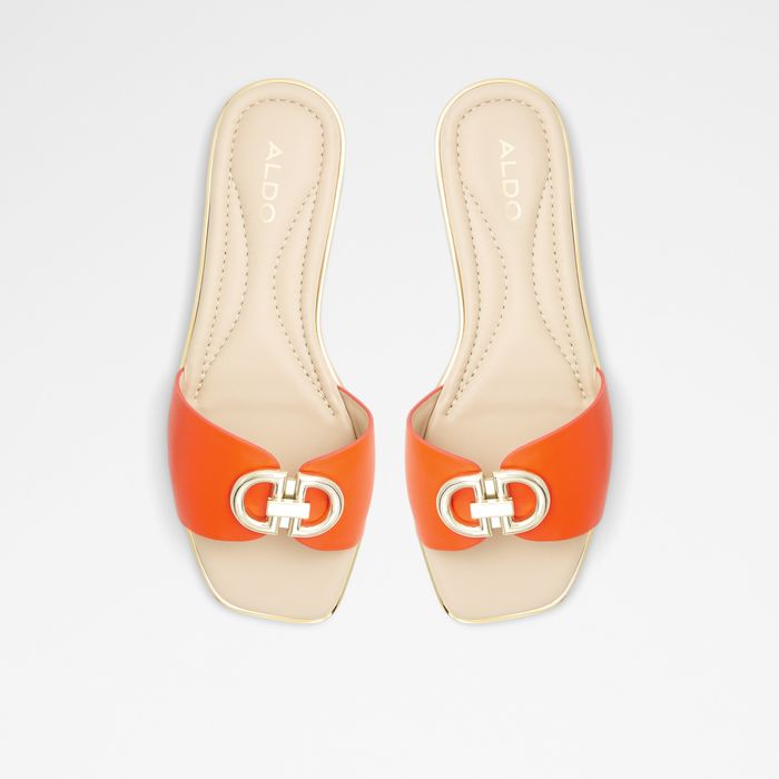 Flat sandals in orange - BELLENOR