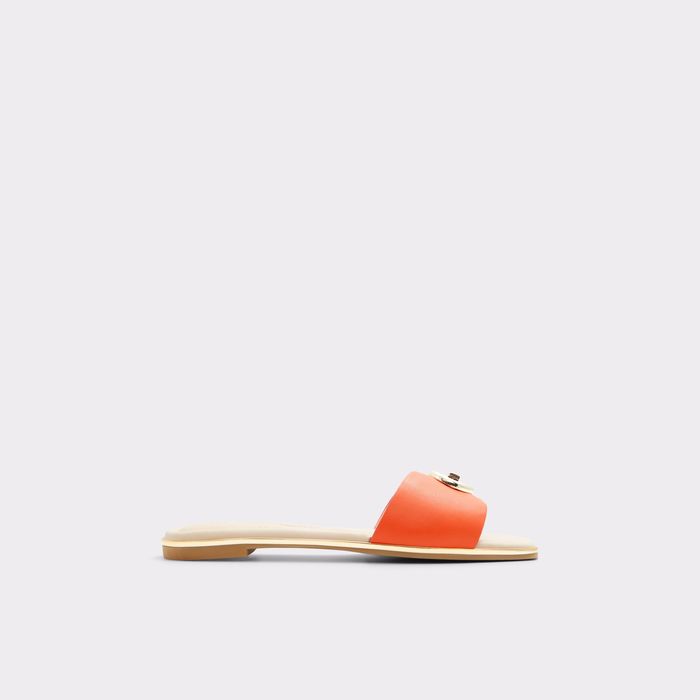 Flat sandals in orange - BELLENOR