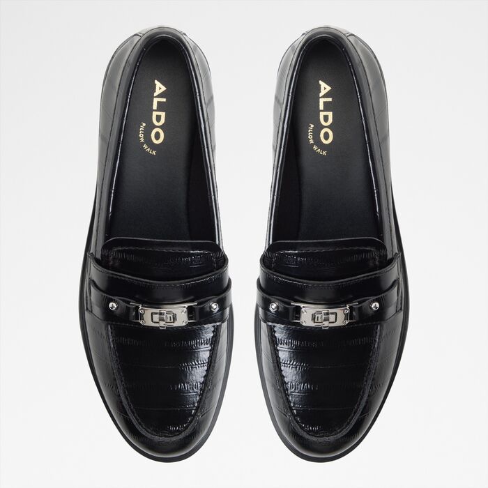 Flat loafers in black - BIATRICE
