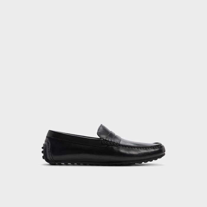 Loafers in black leather - BIELLO-IN