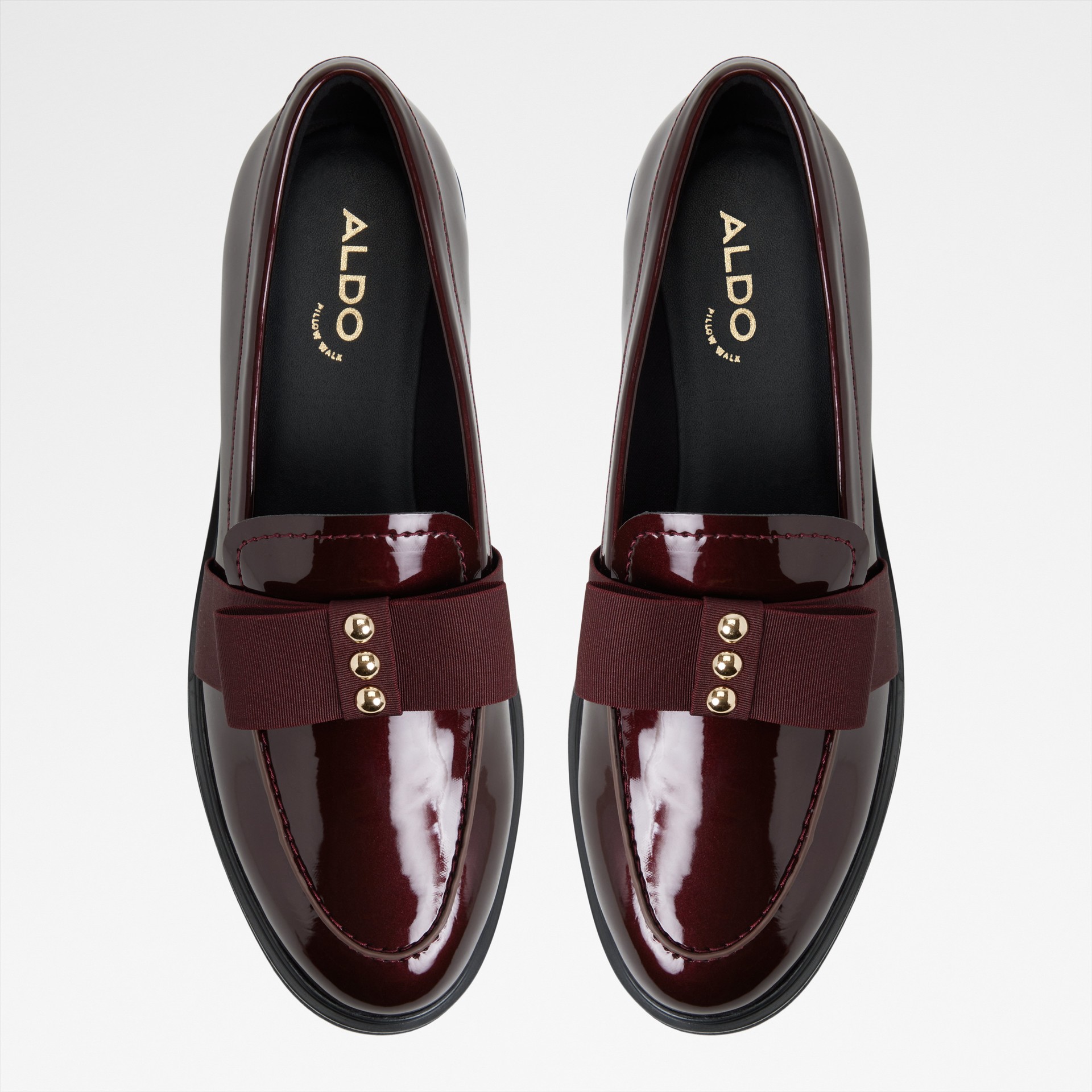 Ladies flat loafers in bordo patent BISSOM201002033 ALDO Cyprus