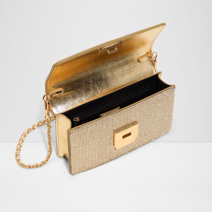 Crossbody bag in gold - BLINGELLA