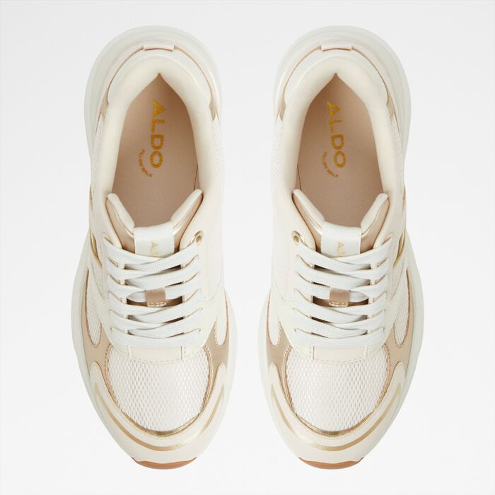 Wedge heeled trainers in beige - BREJOS