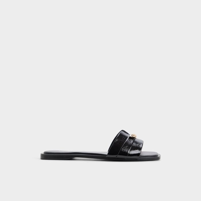 Flat sandals in black - BRIELA