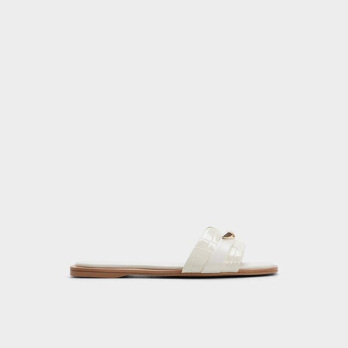Flat sandals in white - BRIELA