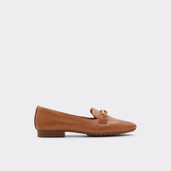 Flat loafers in cognac leather - CADODER