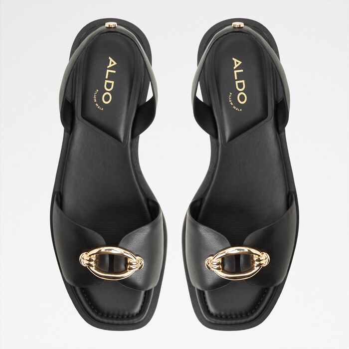 Flat sandals in black - CALELIAN