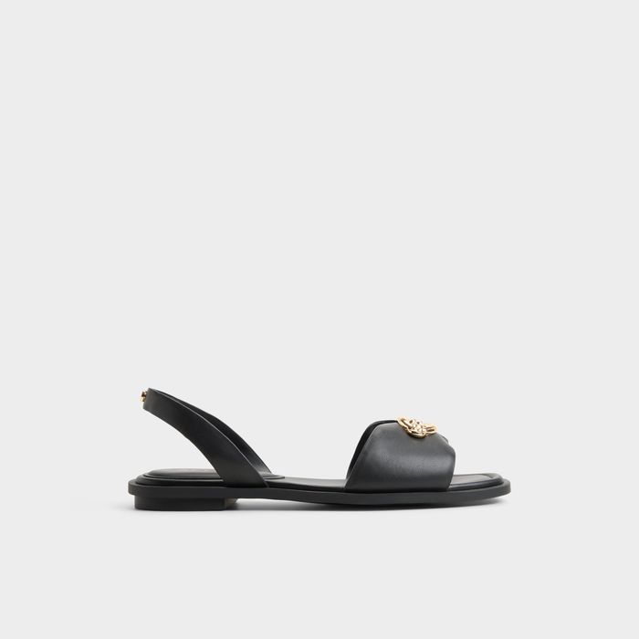 Flat sandals in black - CALELIAN