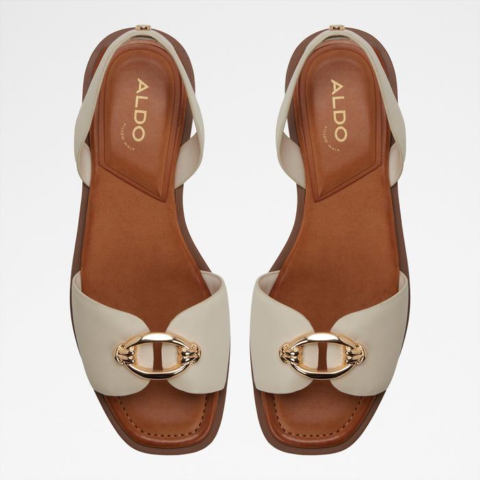 Flat sandals in beige - CALELIAN