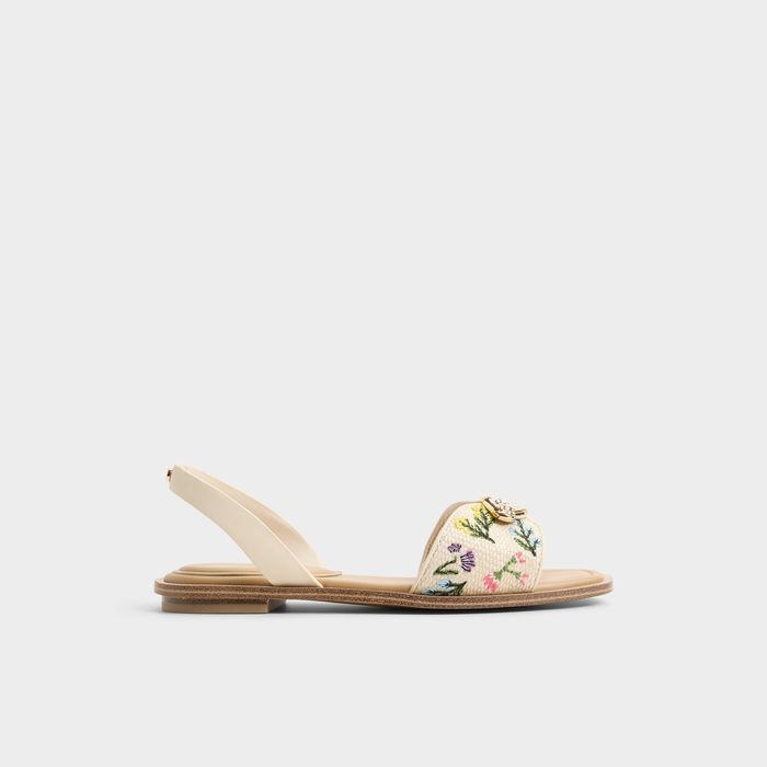 Flat sandals in beige - CALELIAN