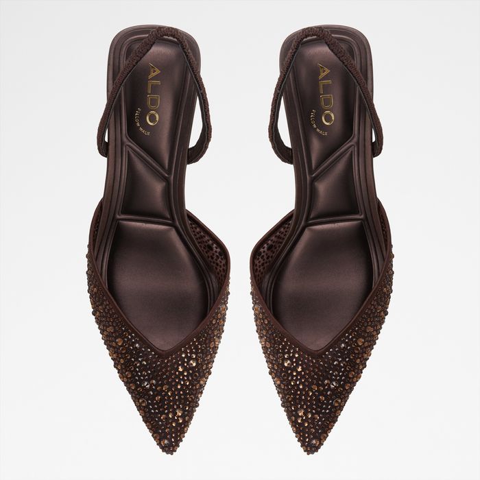 Stiletto heeled shoes in brown - CALRESA