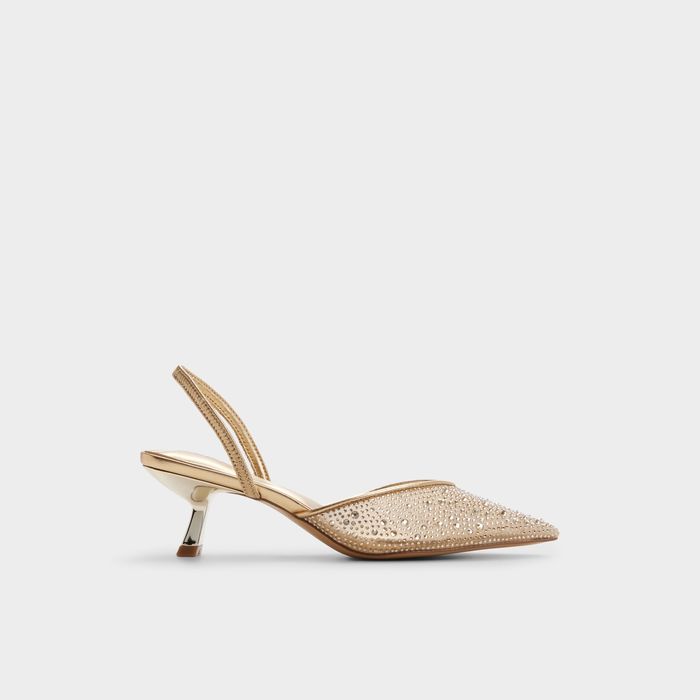 Stiletto heeled shoes in gold - CALRESA