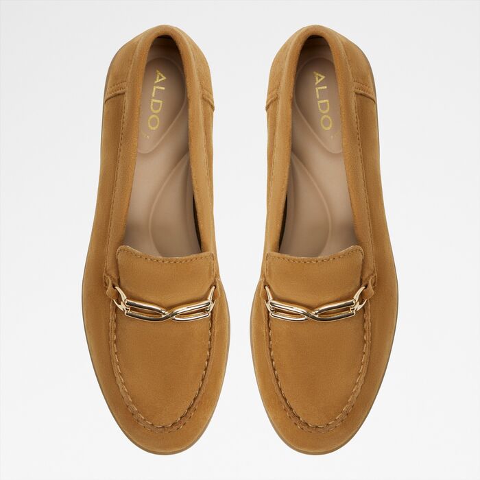Flat loafers in cognac leather - CANINUS-IN