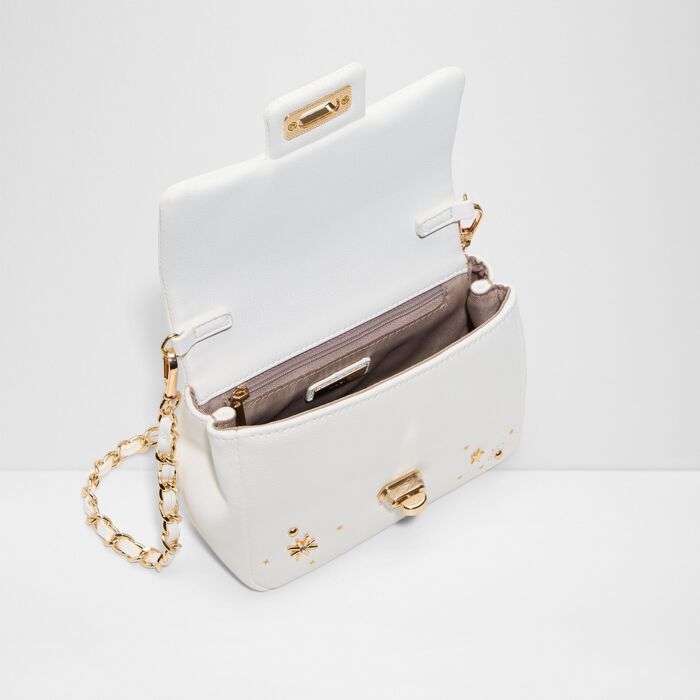 Crossbody bag in white - CELESTIALBAG